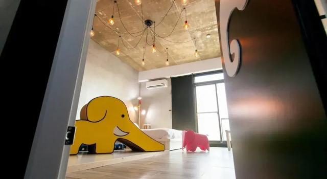 Четырёхместный семейный номер Standard с балконом Noahs Ark Homestay
