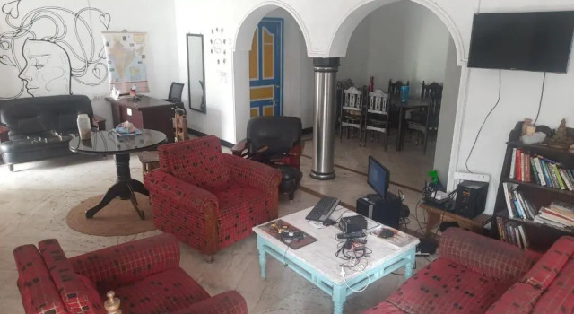 Кровать в общем номере Hostel Gandhi