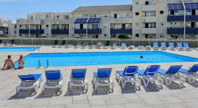 BELLE VUE OCEAN, 2 CHAMBRES, piscine, parking, Book Lejlighed Hoteller i Lacanau-Ocean med pool, Swimmingpool