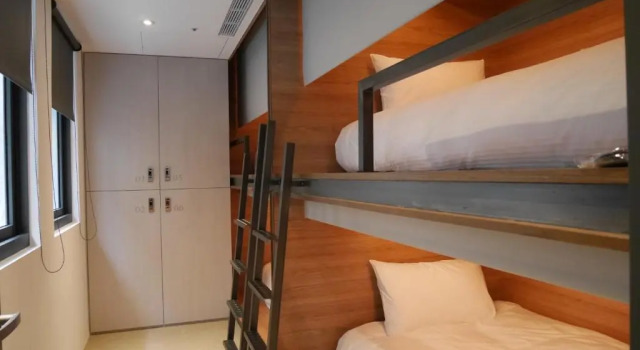 Кровать в общем номере Bouti City Capsule Inn - Hostel