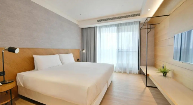 Двухместный номер Deluxe с балконом CHECK inn Select New Taipei Sanchong