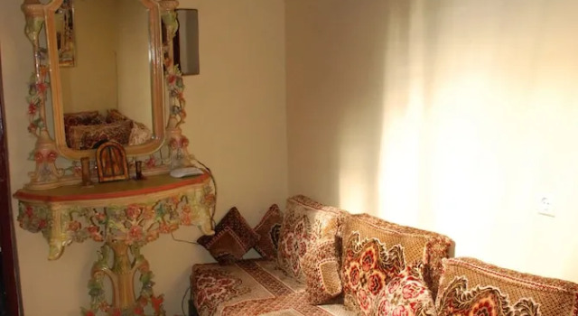 1 slaapkamer Luxe Suite uitgang op de binnenplaats Riad La Source Bleue