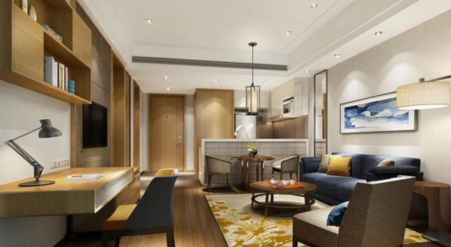 Номер Deluxe с 2 комнатами Somerset Swan Lake Hefei