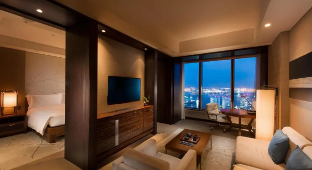 Двухместный люкс Executive с видом на залив Conrad Tokyo