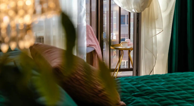 Апартаменты с балконом и с красивым видом из окна Апартаменты Aura House