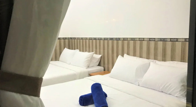 Четырёхместный номер Standard с балконом и с видом на сад Canary Bungalow