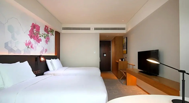 Двухместный номер Standard с красивым видом из окна Hilton Garden Inn Zhuhai Hengqin