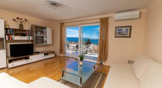 Апартаменты с 2 комнатами с балконом и с видом на море Apartments Nada