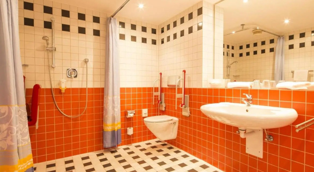 Кровать в общем номере Best Western Hotel Wetzlar