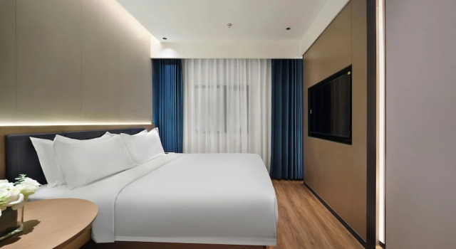 Двухместный номер Standard Jinglai Zhenxuan Shanghai Tongji Hospital Xincun Road Subway Station Hotel
