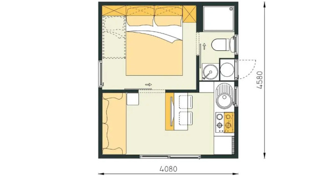 Номер Standard Eurocamp Mobile Homes at FKK Nudist Campsite Solaris