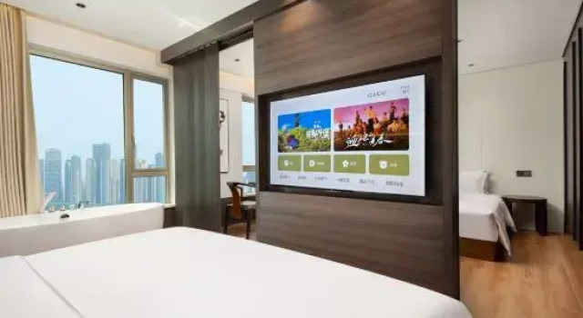 Люкс Deluxe Jiyue River View Homestay (Wuhan Hankou Beach Lihuangpi Road)