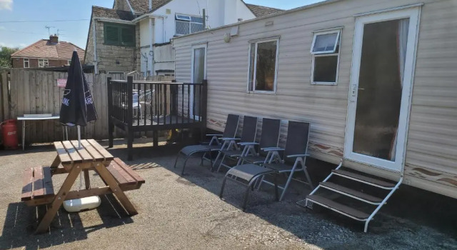 Номер Standard the jackdaw pub SELF CATERING STATIC CARAVAN free breakfast supplied