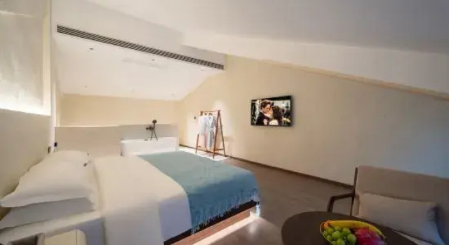 Двухместный люкс Дуплекс с видом на реку Yunxi River Bank · Jiangjing Zhen Enjoy · Smart Audio-Visual Family Leisure Hotel