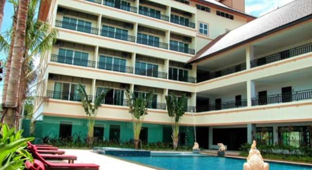 Кровать в общем номере Napalai Resort Hua Hin