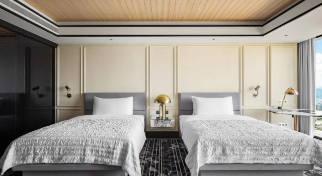 Четырёхместный номер Deluxe с видом на город Le Meridien Taichung