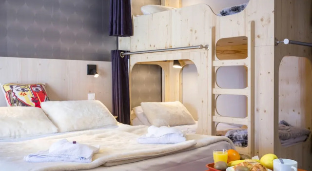 Четырёхместный номер Standard с балконом Hôtel Club MMV Le Flaine