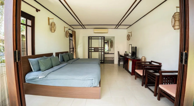 Четырёхместный номер Superior с видом на сад Riverside Bamboo Resort - Hoi An