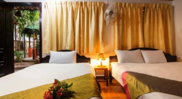 Семейный номер Standard с видом на сад Angkor Une Fois Home Stay