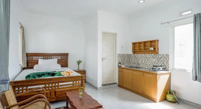 Camera doppia Deluxe con balcone Sekar Gambir Homestay