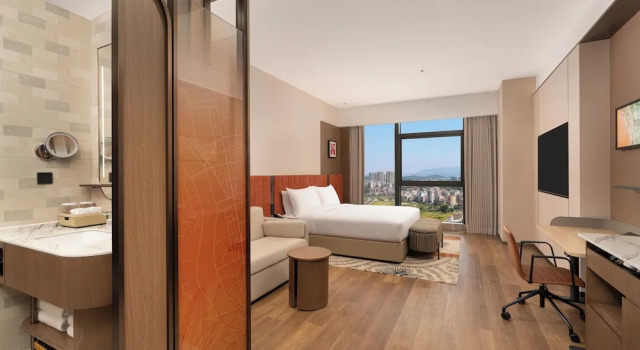 Двухместный номер Deluxe Hilton Garden Inn Shanwei Luhe