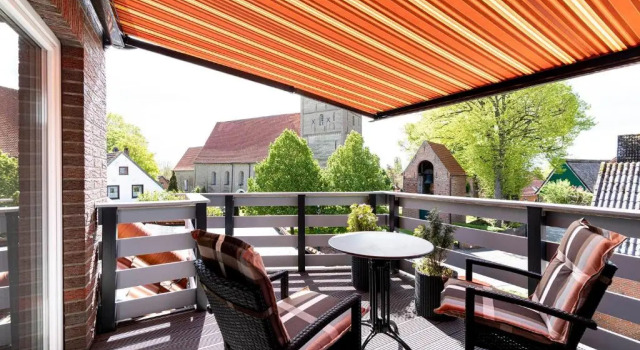 Апартаменты с балконом Landhaus Wremer Deel