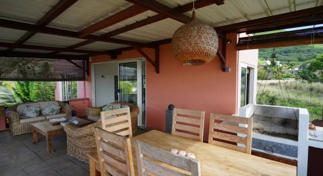 Ocean View Guesthouse in Tamarin, Pool, Sunset, Boek Hotel Tamarin Mauritius West Coast