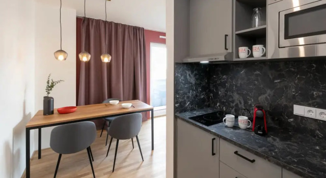 Двухместные апартаменты Brera Serviced Apartments Frankfurt West