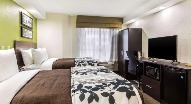 Четырёхместный номер Standard Travelodge by Wyndham Flowood Jackson Airport North