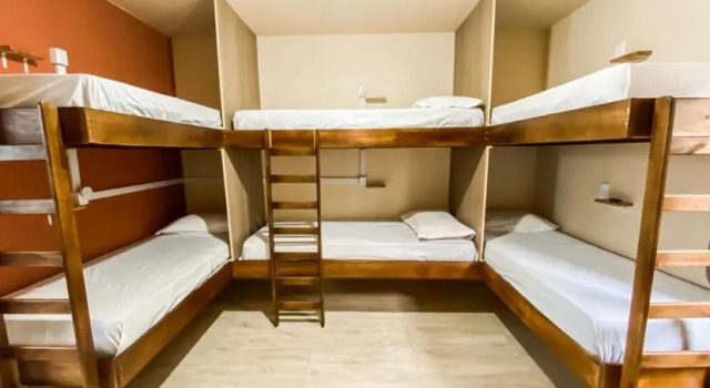 Кровать в общем номере Babitonga Hostel - 100m da Prainha