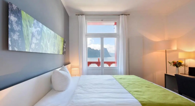 Двухместный номер Standard с видом на море Hotel Vitznauerhof - Lifestyle Hideaway at Lake Lucerne