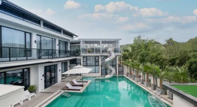 Moganshan Yunye pool slide villa, Prenota Villa Hotel a Huzhou con piscina, Piscina