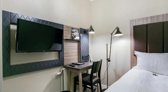 Номер Moderate Cabin без окна First Hotel Brommaplan