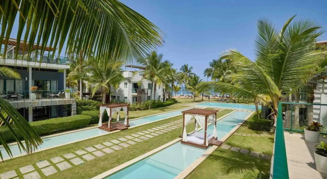 Апартаменты 3BR Sublime Essence Beachfront Jaccuzi BBQ