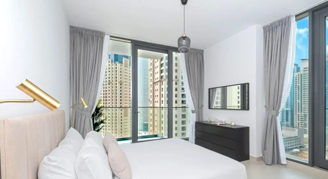 LUX Contemporary Suite Marina View 2, Забронировать Отель Дубай-Марина , рядом с Dubai Marina Yacht Club