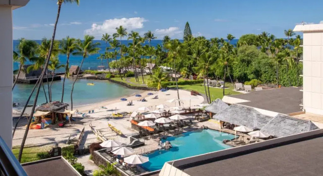 Номер Standard с видом на океан Courtyard by Marriott King Kamehamehas Kona Beach Hotel