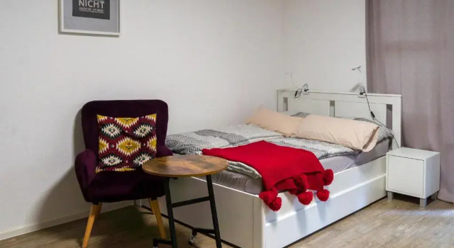 1 Zimmer Wohnung mit der Terrasse in der Innenstadt