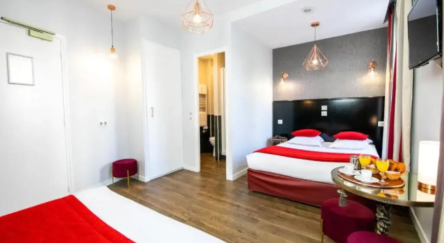 Четырёхместный номер Hôtel Eiffel Rive Gauche