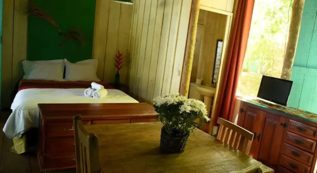 Бунгало с видом на море Cabanas Sabia