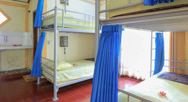 Кровать в общем номере Ubud Asri Homestay at Ubud