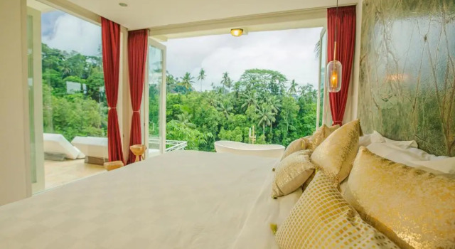 Двухместный люкс с видом на бассейн Villa Cella Bella ( Bali instaworthy villa )