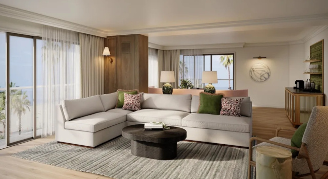 Двухместный люкс Malibu с террасой Regent Santa Monica Beach by IHG