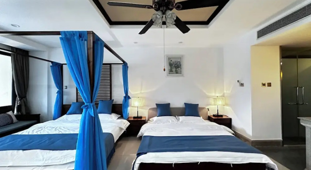 Семейные апартаменты с видом на сад GuangPo MeiYa Homestay LingShui
