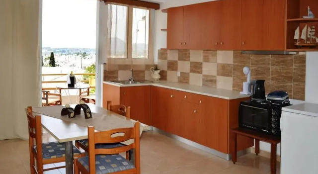 Апартаменты Deluxe с балконом и с видом на город Sky-Line Apartments
