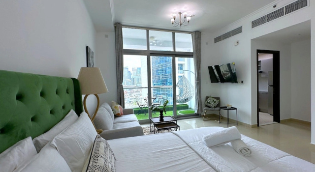 Luxury Studio with Marina View, Забронировать Апартаменты/квартира Отели Эмирата Дубая с парковкой, рядом с Pier 7 в Дубай Марина, Парковка