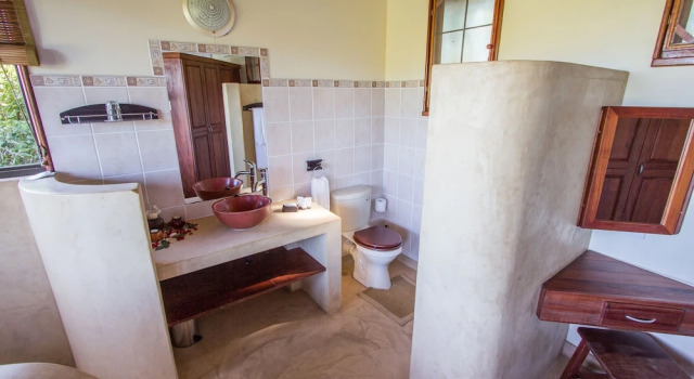 Двухместный люкс с балконом и с видом на океан Imvubu Lodge