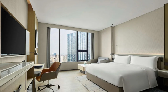 Двухместный номер Standard DoubleTree by Hilton Chengdu Riverside - Close to Panda Base and Chengdu East Railway