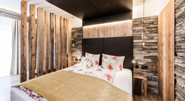 Четырёхместный номер Standard с видом на горы Hotel Tyrol