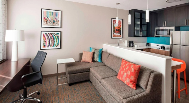 Люкс c 1 комнатой Residence Inn by Marriott Boston Watertown