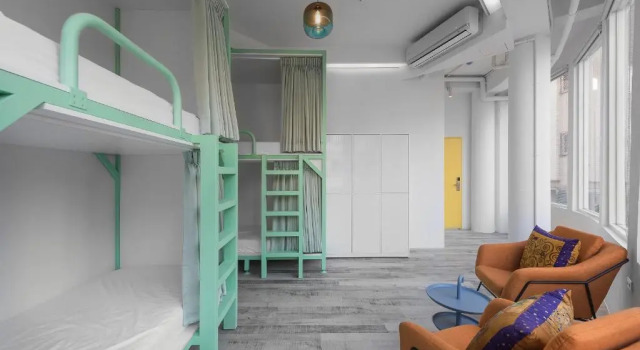 Кровать в общем номере TG Hostel - stay together